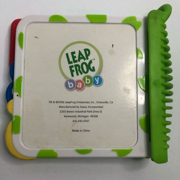 leap frog baby 2006 count book textured numbers thick rubber binding crab as is - Picture 5 of 8